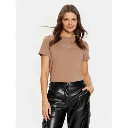 Zdjęcie Guess T-Shirt V3BI11 J1314 Brązowy Regular Fit