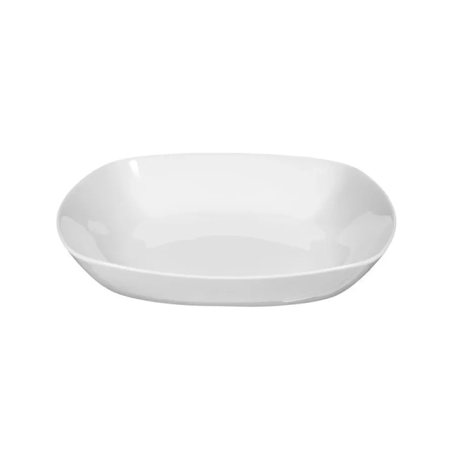 obrazek 3 Kwadratowy głęboki talerz do zupy z porcelany 21 cm z Niemiec - Seltmann Weiden