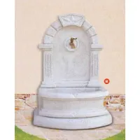 Zdjęcie Solidna fontanna ogrodowa Gibilterra  z grysu marmuru Carrara