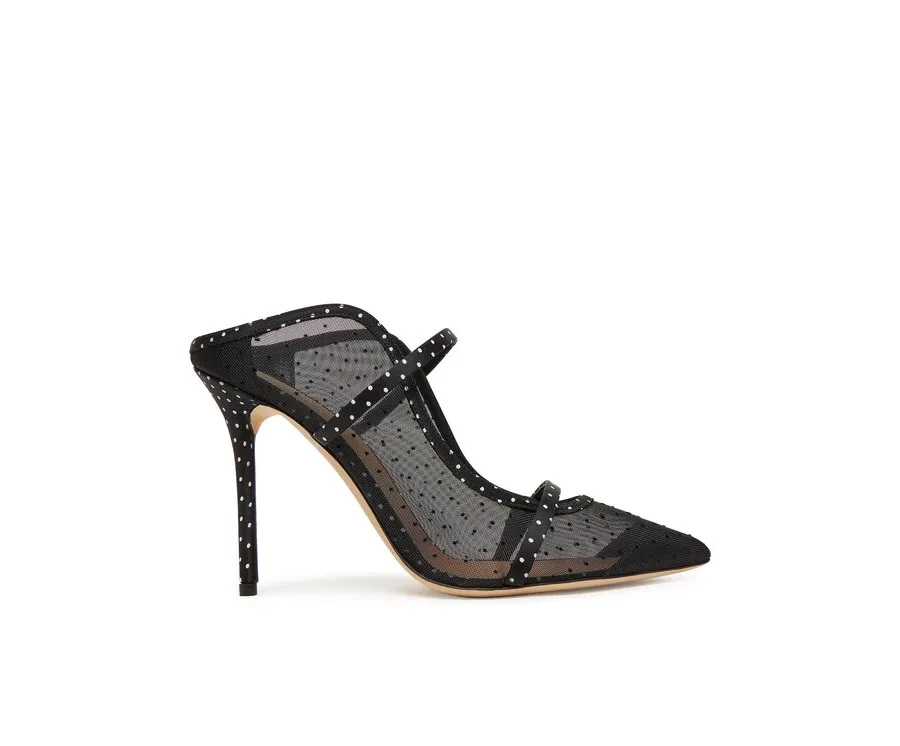obrazek 1 MALONE SOULIERS Klapki Maureen 100-351 Czarny