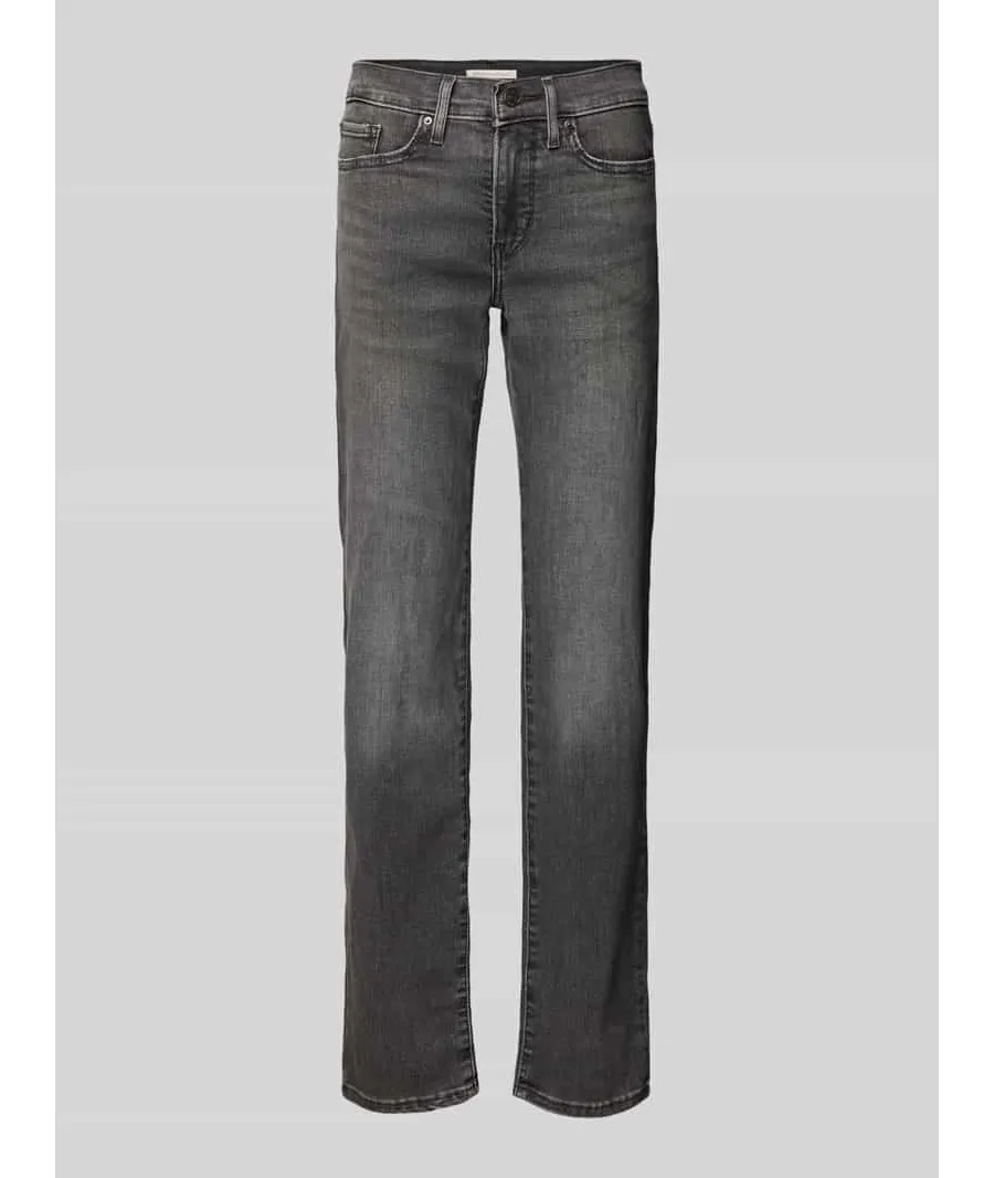 obrazek 1 Jeansy o kroju shaping straight fit z 5 kieszeniami model ‘314’