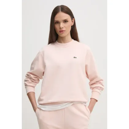 Zdjęcie Lacoste bluza damska kolor różowy gładka