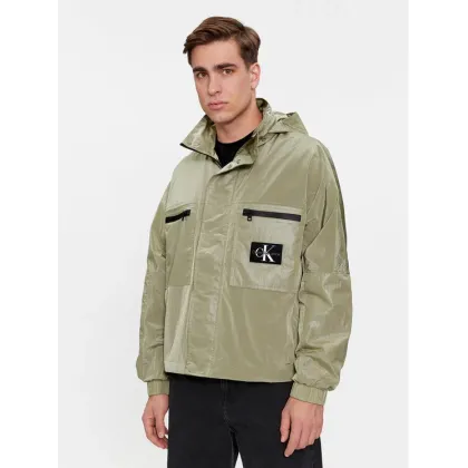 Zdjęcie Calvin Klein Jeans Kurtka przejściowa Utility Track Jacket J30J324663 Zielony Regular Fit