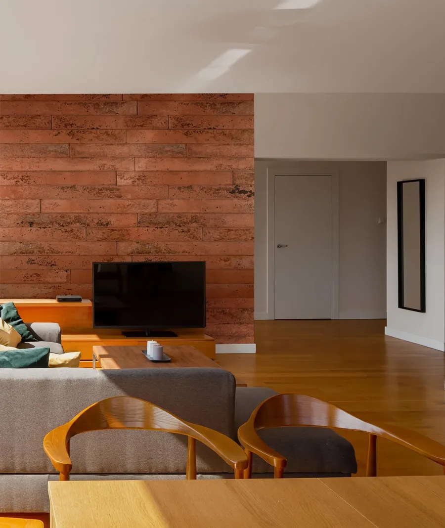 obrazek 1 100x10 cm DS Deska betonowa - (ceglasty corten) - beton architektoniczny