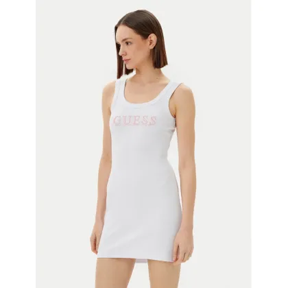 Zdjęcie Guess Sukienka codzienna V5GK06 K8RT2 Biały Slim Fit