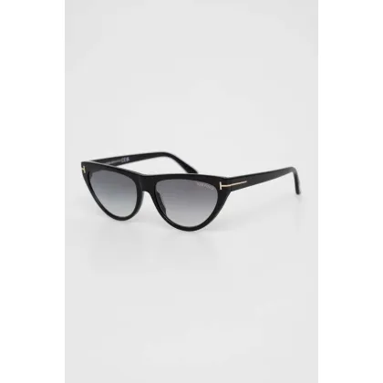 Zdjęcie Tom Ford okulary przeciwsłoneczne damskie kolor czarny