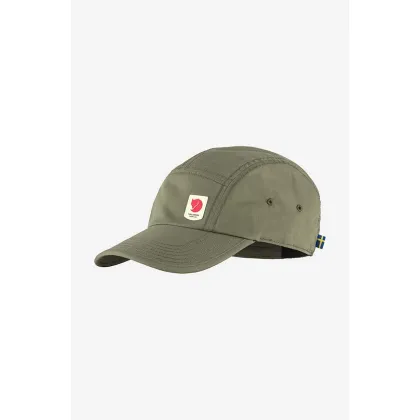 Zdjęcie Fjallraven czapka z daszkiem High Coast kolor zielony gładka F78150-620