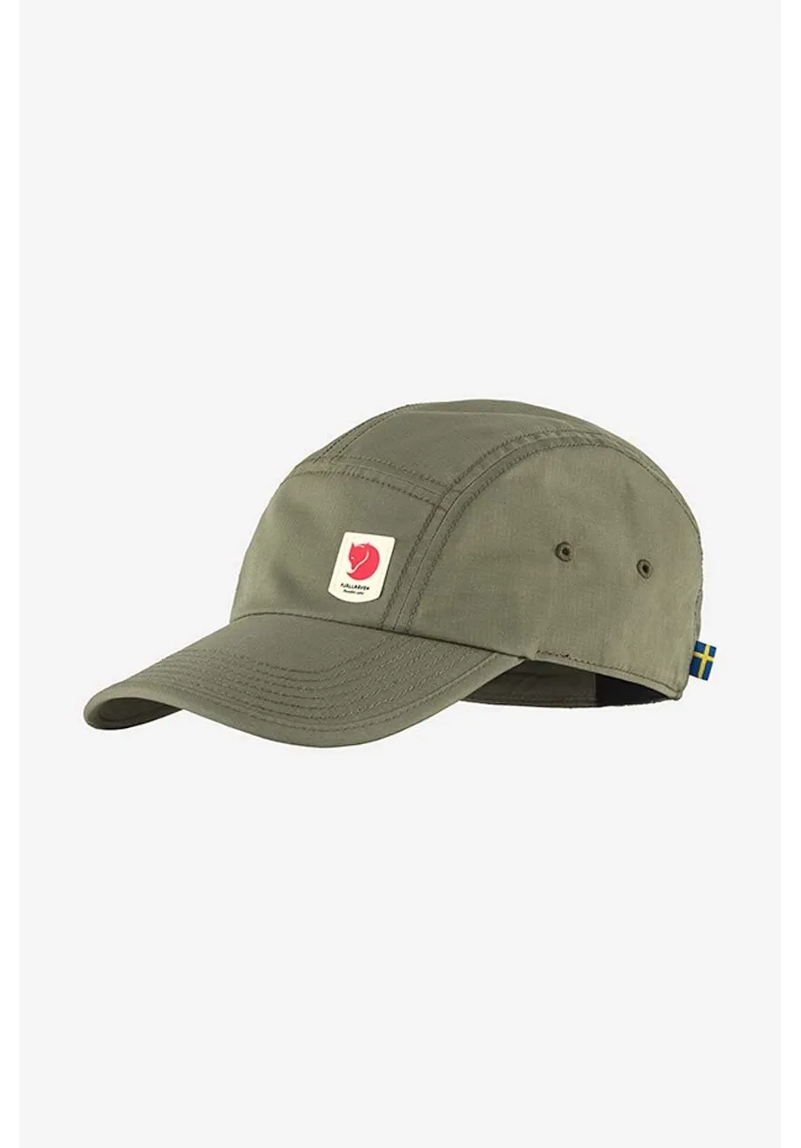 obrazek 1 Fjallraven czapka z daszkiem High Coast kolor zielony gładka F78150-620