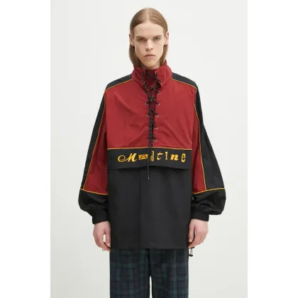 Zdjęcie Martine Rose kurtka Lace Up kolor bordowy przejściowa oversize 173WP01027