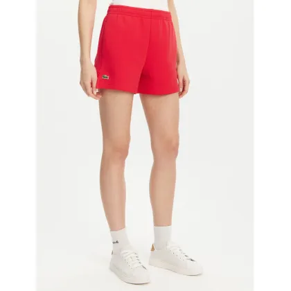 Zdjęcie Lacoste Szorty sportowe GF9606 Czerwony Regular Fit