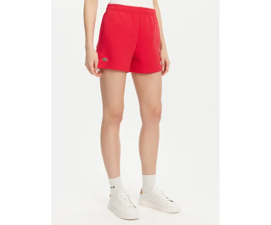 obrazek 1 Lacoste Szorty sportowe GF9606 Czerwony Regular Fit