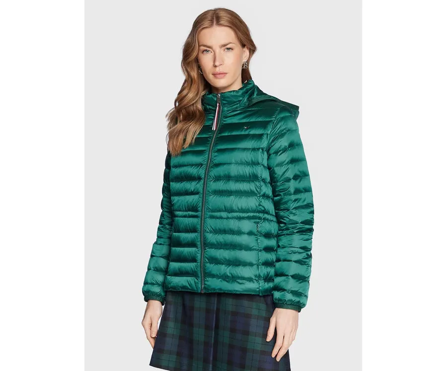 obrazek 1 Tommy Hilfiger Kurtka puchowa Feminne WW0WW37264 Zielony Regular Fit