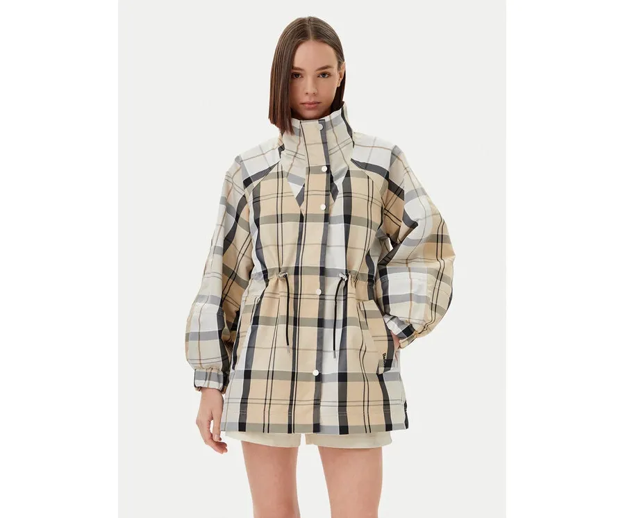 obrazek 1 Barbour Kurtka przeciwdeszczowa Suri Checked LSP0224BE12 Beżowy Regular Fit