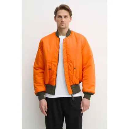 Zdjęcie Alpha Industries kurtka bomber dwustronna Ma-1 Reversible męska kolor zielony przejściowa 100101.04-ZIELONY