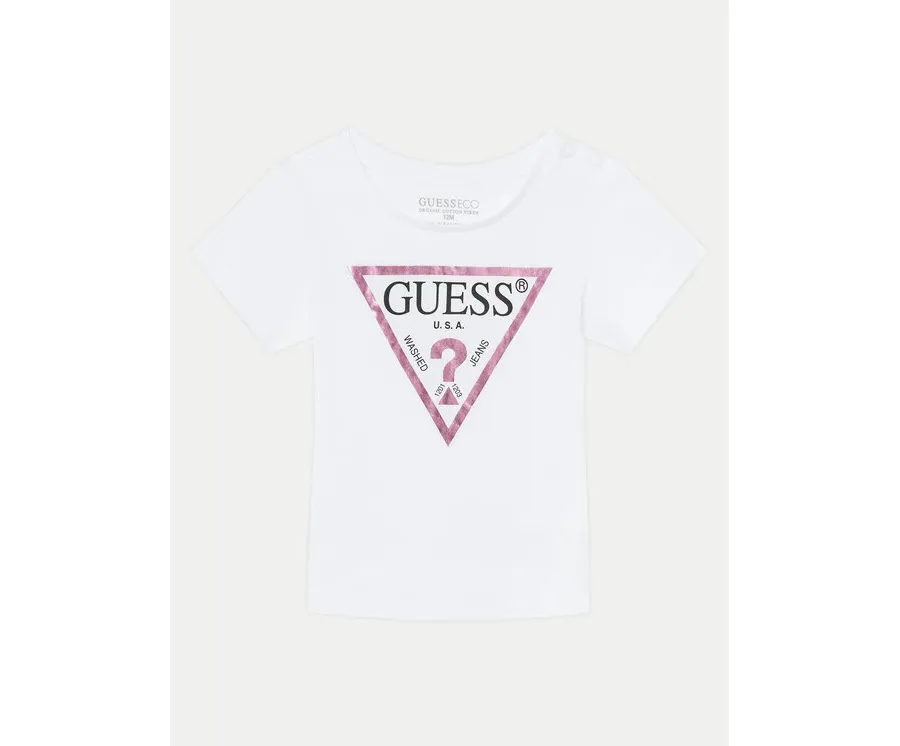 obrazek 1 Guess T-Shirt K73I56 K8HM0 Biały Regular Fit