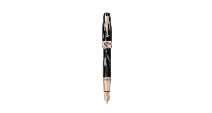 obrazek 3 Diamonds Fountain Pen EXTRA 1930 Black&White Montegrappa