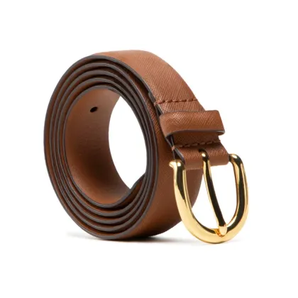 Zdjęcie Lauren Ralph Lauren Pasek Damski Charm Classc 412802952005 Brązowy LAUREN RALPH LAUREN