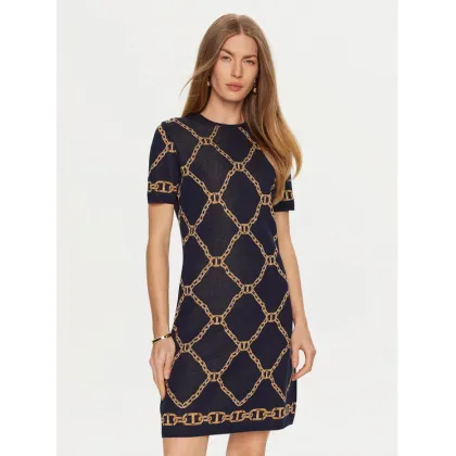 Zdjęcie TWINSET Sukienka dzianinowa 241TP3523 Granatowy Regular Fit
