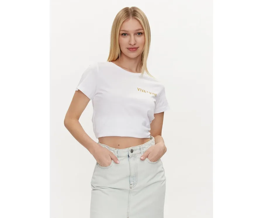 obrazek 1 Noisy May T-Shirt Sun 27030257 Biały Oversize