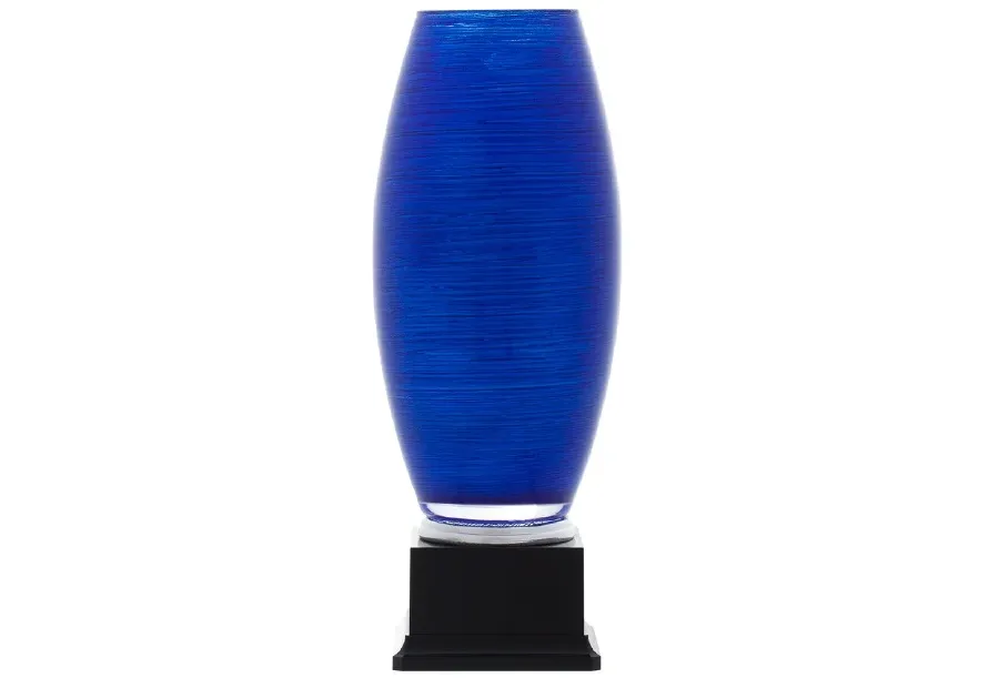 picture 1 Blue, round vase for a sports tournament - Astra Argenti