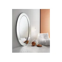Zdjęcie Owalne lustro podłogowe do stylowych wnętrz - Tonelli Design
