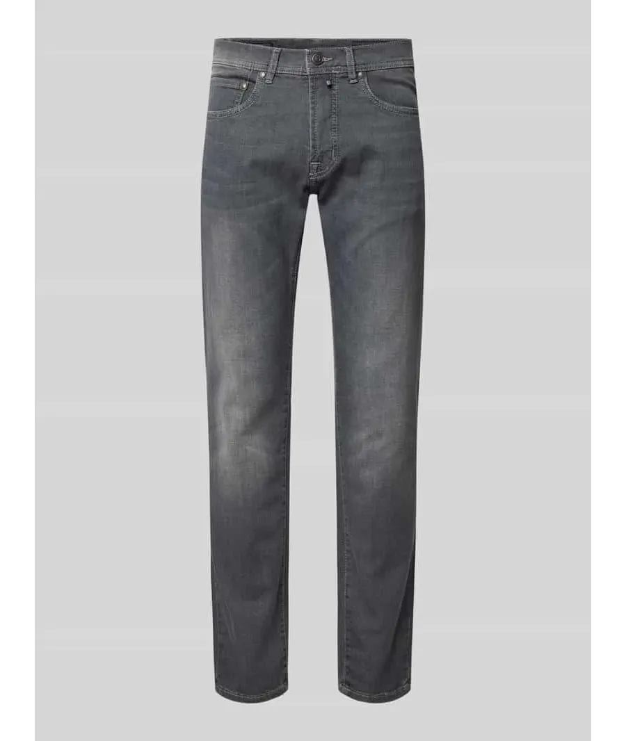 obrazek 1 Jeansy o kroju regular fit z 5 kieszeniami model ‘Lyon’