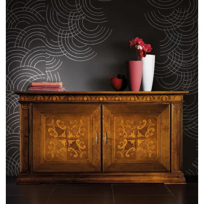 Zdjęcie Włoska klasyczna komoda z 3 szufladami do eleganckiego salonu – Cantiero