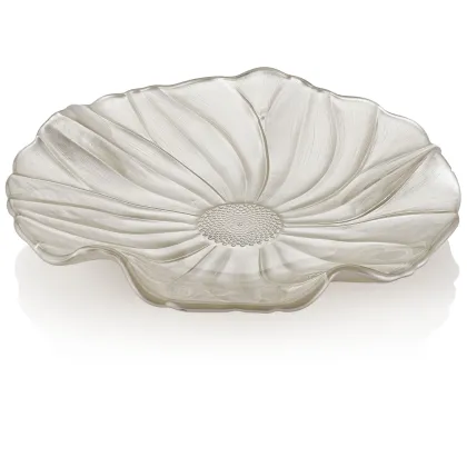 Picture Beautiful, stylish Magnolia plate in the shape of a magnolia flower - IVV