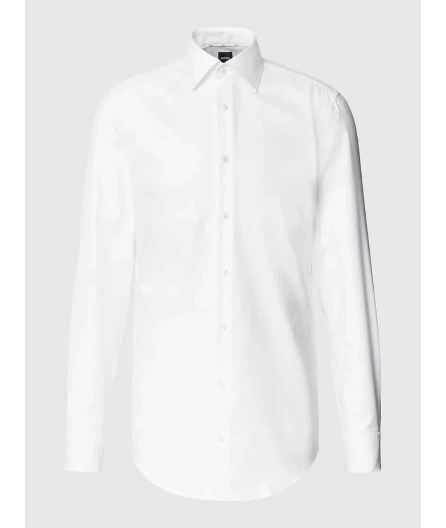 obrazek 1 Koszula biznesowa o kroju slim fit z twillu z bardzo długim rękawem