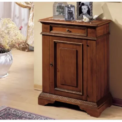 Zdjęcie Włoski, klasyczny mały kredens 1 drzwi 1 szuflada - Fratelli Mirandola