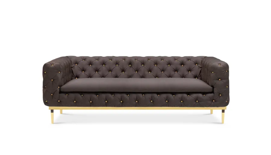 obrazek 1 Nowoczesna tapicerowana sofa - Porus Studio