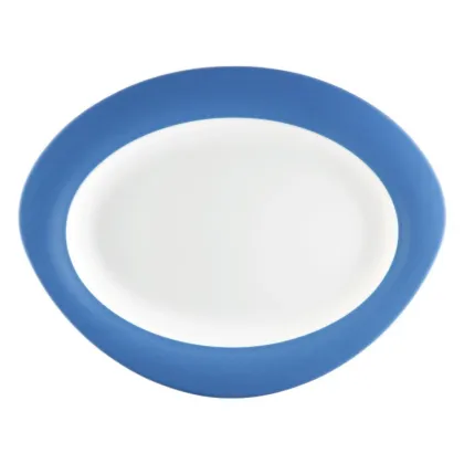 Zdjęcie Stylowy owalny półmisek z porcelany 30,5x24 cm - Seltmann Weiden