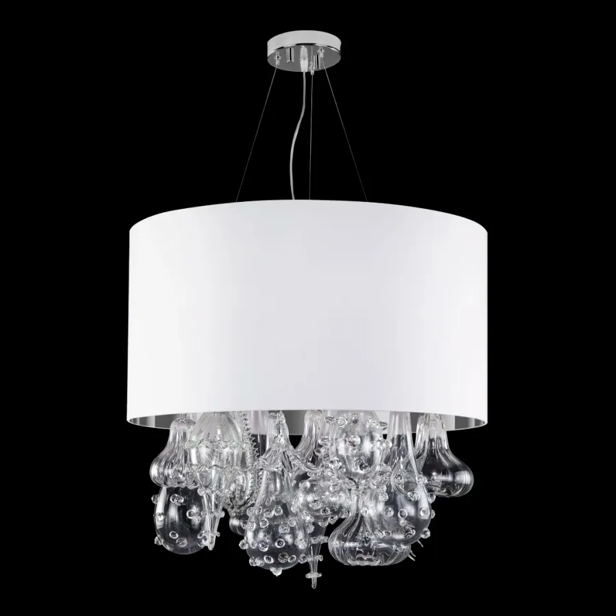 obrazek 5 Oryginalna szklana lampa sufitowa - wykonana ręcznie ze szkła murano prosto z Włoch