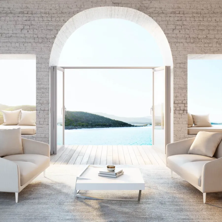 obrazek 4 Stolik kawowy z drewna lakierowanego na biało