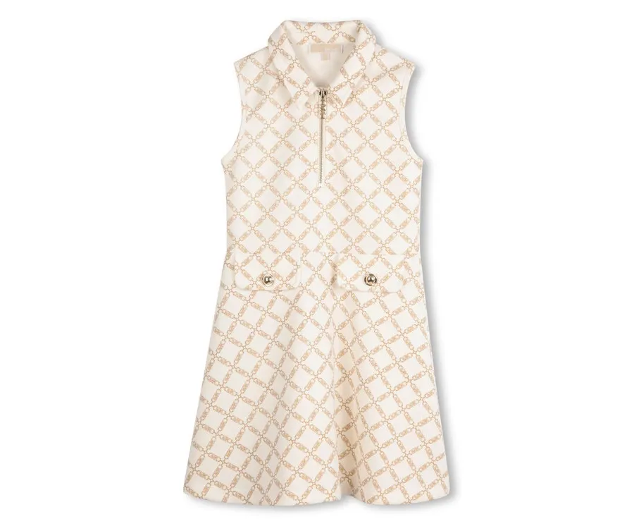 obrazek 1 Michael Kors Sukienka codzienna R30300 S Beżowy Regular Fit