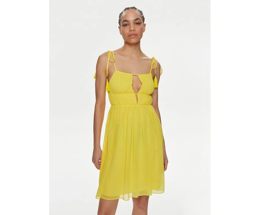 obrazek 1 Patrizia Pepe Sukienka letnia 2A2714/A061-Y447 Żółty Regular Fit