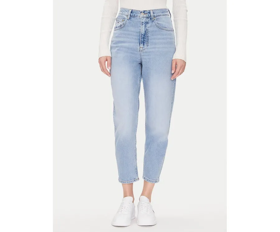 obrazek 1 Tommy Jeans Jeansy Mom Jean Uh Tpr Bi0112 Co DW0DW20041 Niebieski Regular Fit