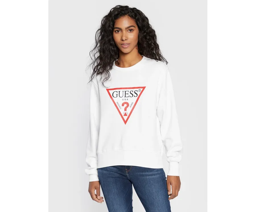 obrazek 1 Guess Bluza Original W2YQ16 KBA10 Biały Regular Fit