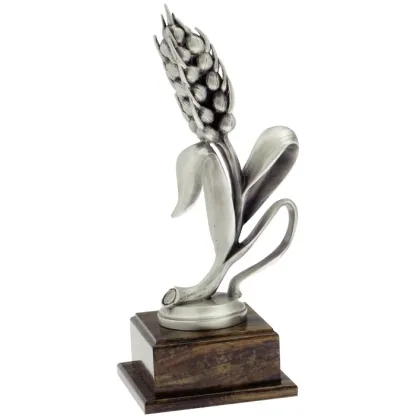 Picture Statuette with silver-plated wheat