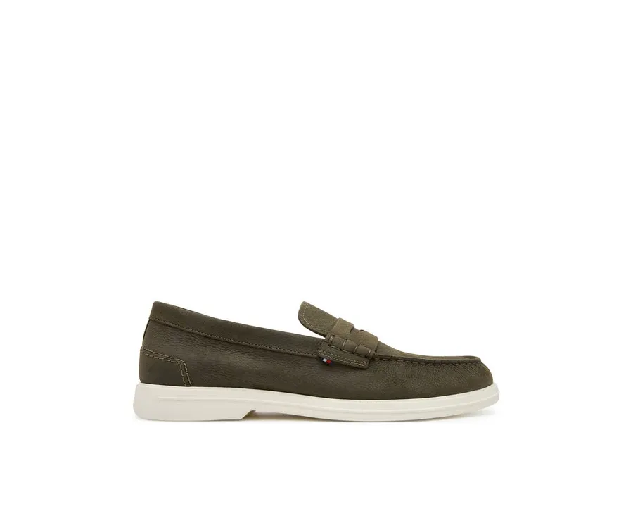 obrazek 1 Tommy Hilfiger Mokasyny Nubuck P Loafer FM0FM05350 Khaki