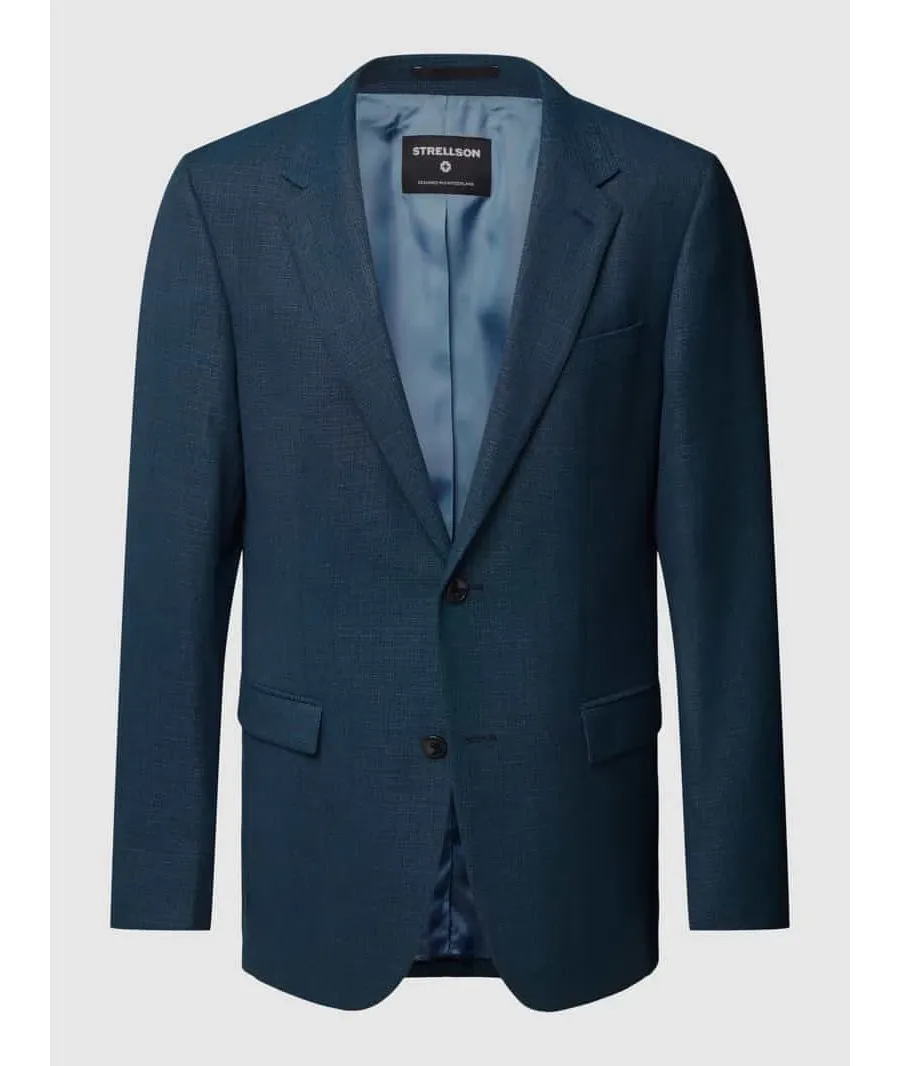 obrazek 1 Marynarka na 2 guziki o kroju slim fit z dodatkiem wiskozy model ‘Alzer’