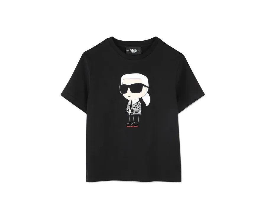 obrazek 1 Karl Lagerfeld Kids T-Shirt Z30438 D Czarny Regular Fit