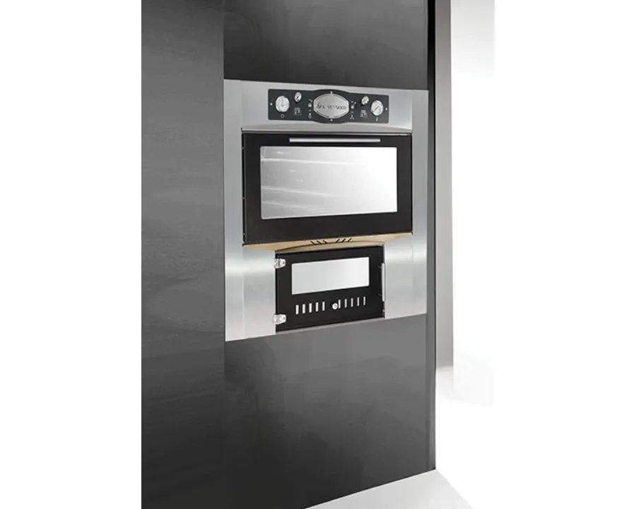 obrazek 1 Włoski piec opalany drewnem do zabudowy Sedicinoni Inox