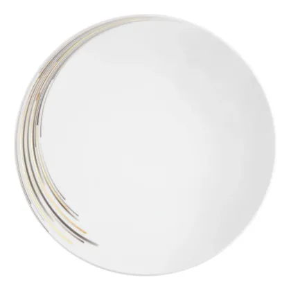 Zdjęcie Porcelanowy okrągły talerz obiadowy 28 cm zdobiony oryginalnym motywem - Seltmann Weiden