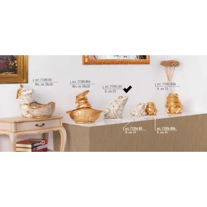 Picture Sitting frog 23cm - Valle d'oro Patchi