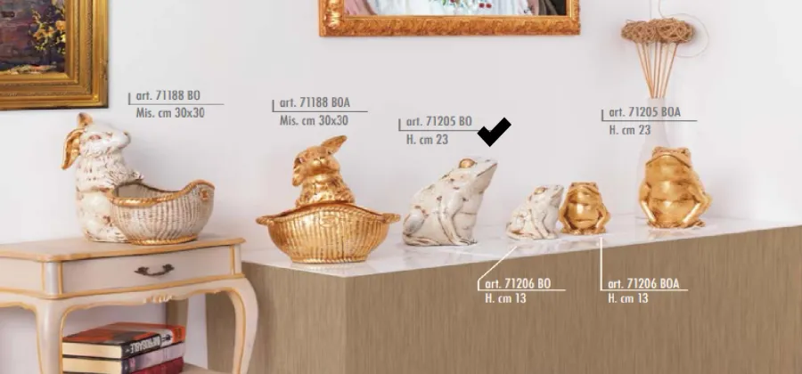 obrazek 1 Siedząca żaba 23cm - Valle d'oro Patchi