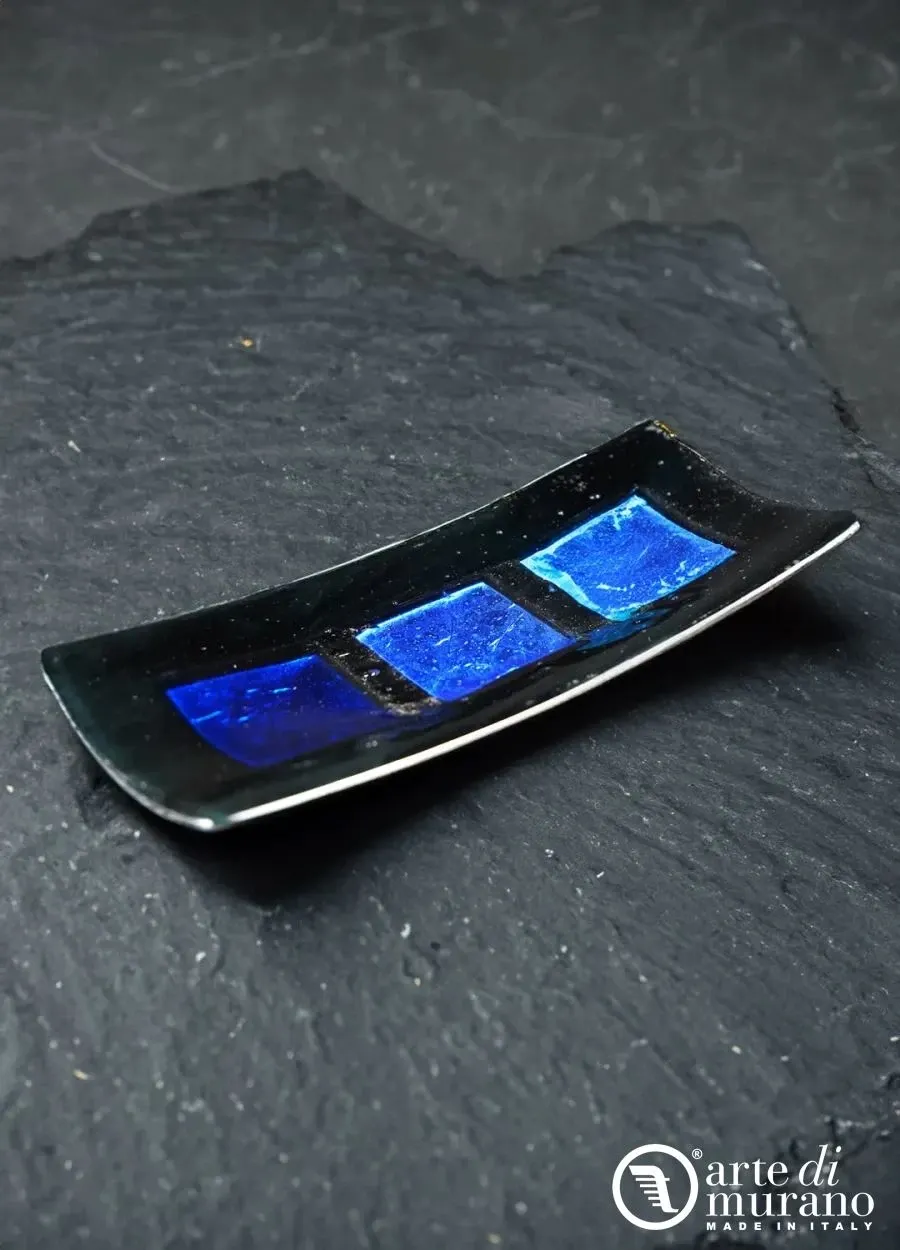 obrazek 1 Abstrakcyjny talerz w szkle Murano rozmiar L