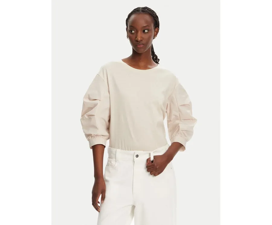 obrazek 1 Liu Jo Bluzka WA5359 J4893 Beżowy Regular Fit