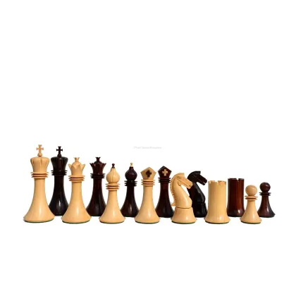 Zdjęcie Wyjątkowy zestaw pionów Capablanca do królewskiej gry - The Chess Empire