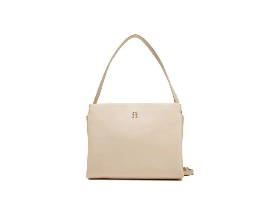 obrazek 1 Tommy Hilfiger Torebka Th Legacy Med Satchel AW0AW17173 Écru